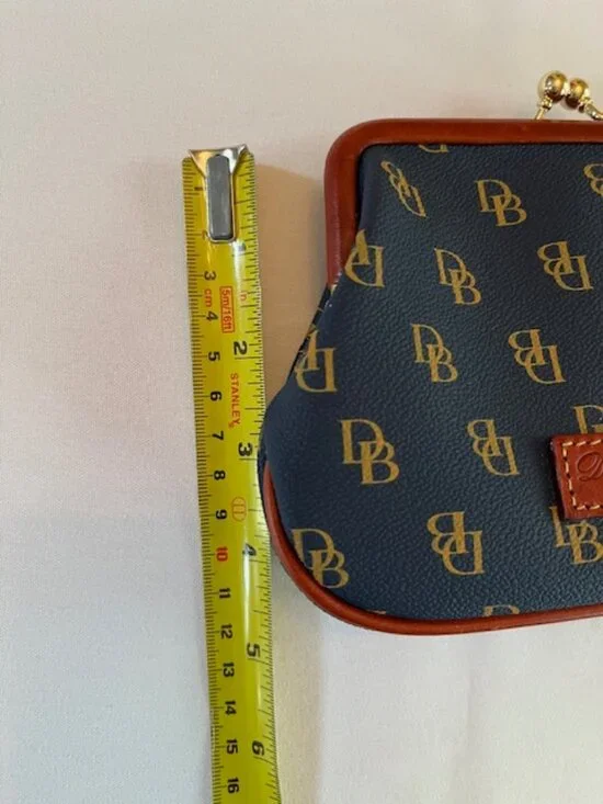 DOONEY & BOURKE | Gretta Framed Navy Blue Coin Purse-Like NEW - Picture 6 of 7